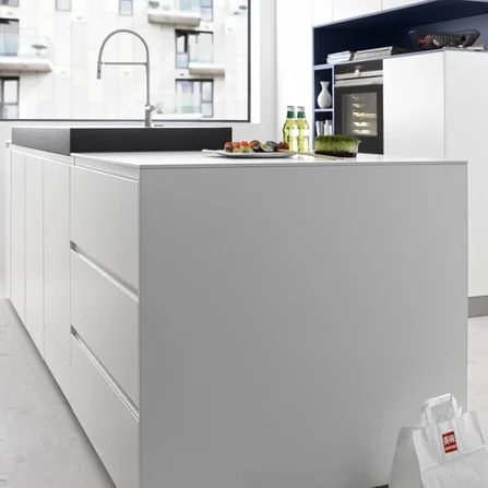 Kuhinja Nolte Küchen Sigma Lack D01 - Weiß softmatt