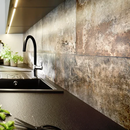 Kuhinja Nolte Küchen Glas Tec Plus - Weiß Hochglanz